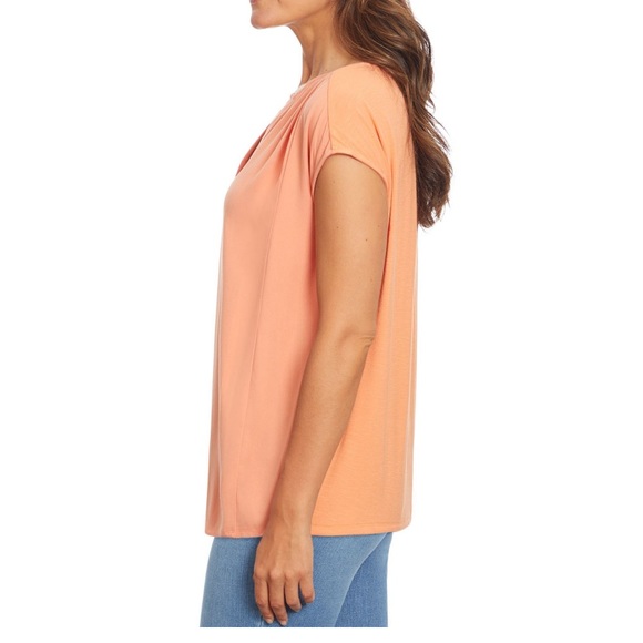 Nine West Ladies Top - Shell Coral - Size XL - NWT - Picture 2 of 8